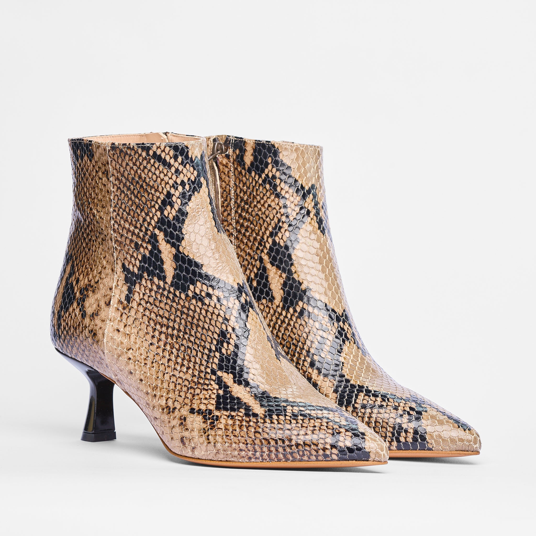 Tronchetto Anouk pitone taupe | 2986