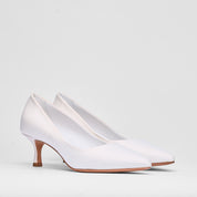 Sandalo Clarisse Bianco Raso Sposa | 4075