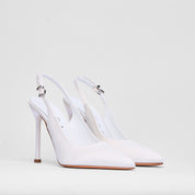 Sandalo Berenice Bianco Raso Sposa | 4309