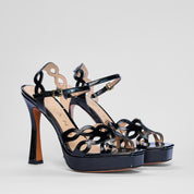 Sandalo Chloe Lucido Nero | 5503