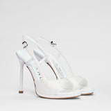 Sandalo Ravello in Raso Bianco | 5512