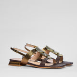 Sandalo Saint-Tropez in Raffia Taupe | 5532