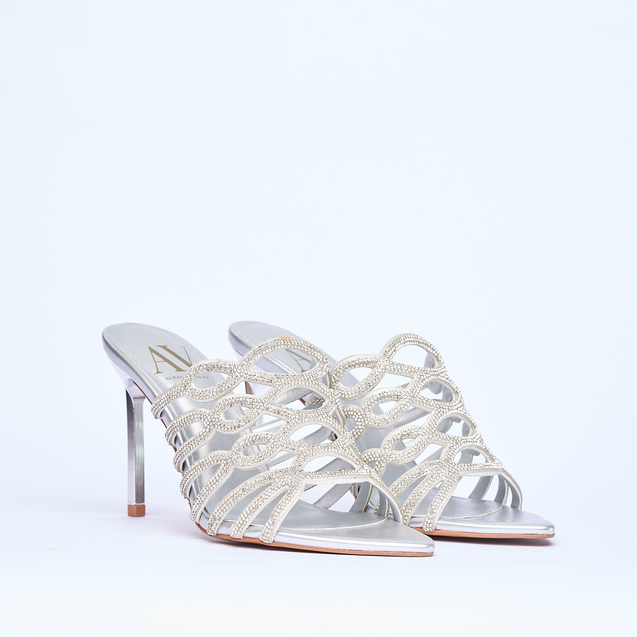 Sandal Crystal Silver | 7009