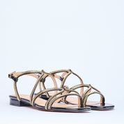 Sandal Velvet Black | 7076