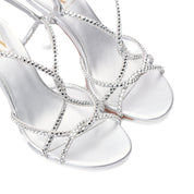 Amethyst silver Jewel sandal | 7024