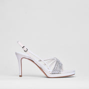 Sandalo Gstaad Bianco Raso Sposa | 5345