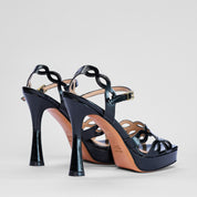 Sandalo Chloe Lucido Nero | 5503