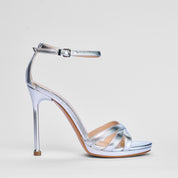 Sandalo Audrey in Pelle Soft Argento | 5511