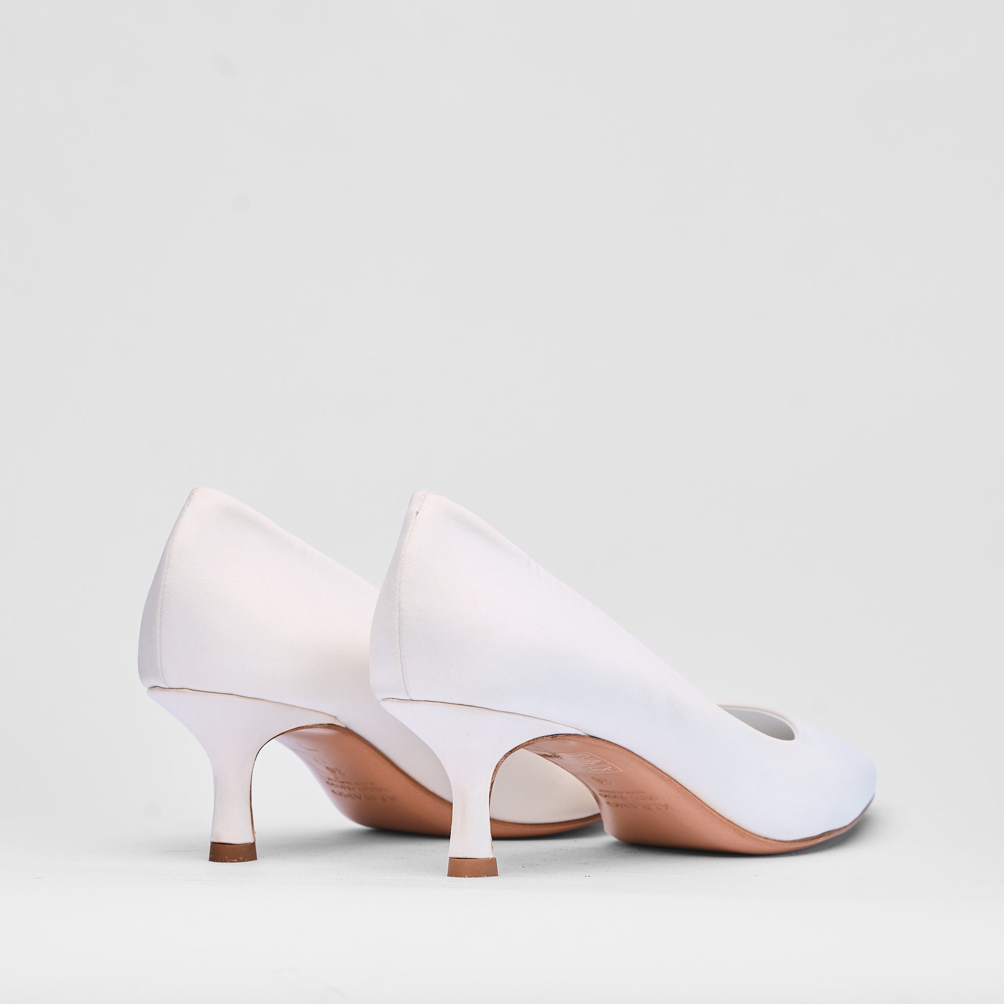 Sandalo Clarisse Bianco Raso Sposa | 4075