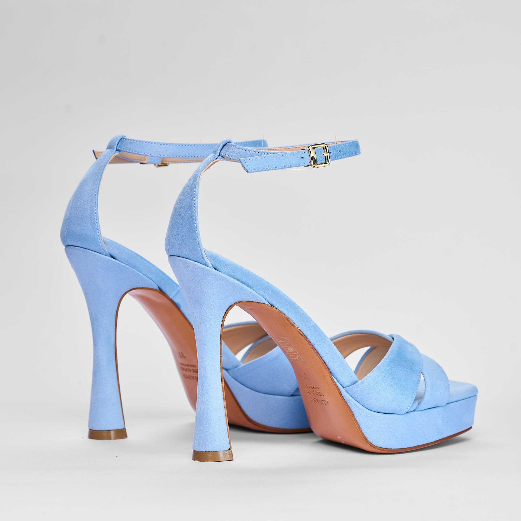 Sandalo Tokyo in Velour Celeste | 5508