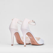 Sandalo Marielle Bianco Raso Sposa | 4048