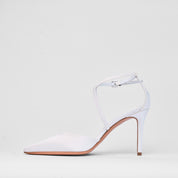Sandalo Cristen Bianco Raso Sposa | Joy