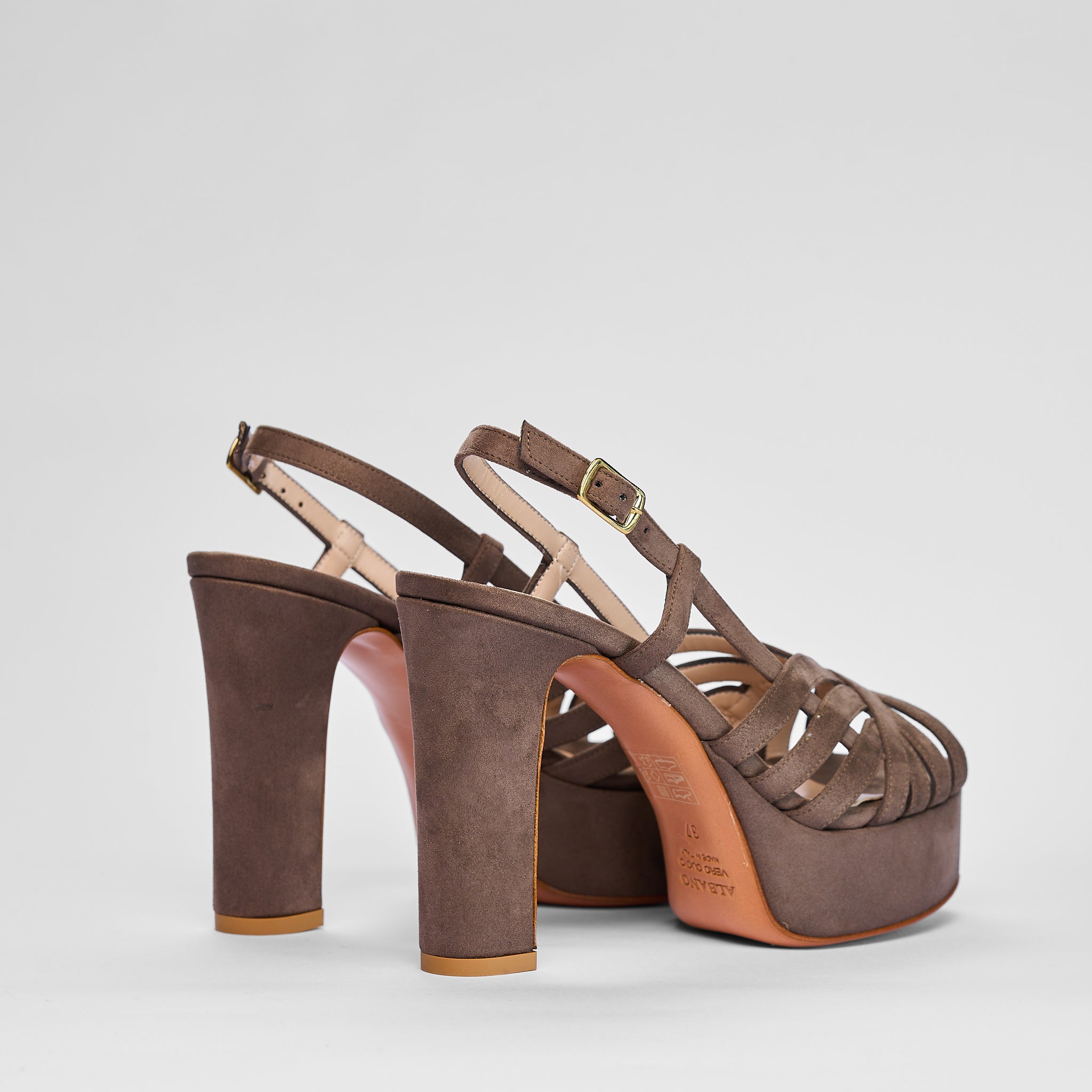 Sandalo Naomi Velour Taupe | 5565