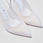 Sandalo Berenice Bianco Raso Sposa | 4309