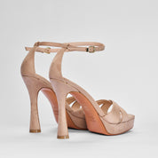 Sandalo Tokyo in Velour Beige | 5508