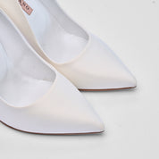 Sandalo Noémie Bianco Raso Sposa | 4177