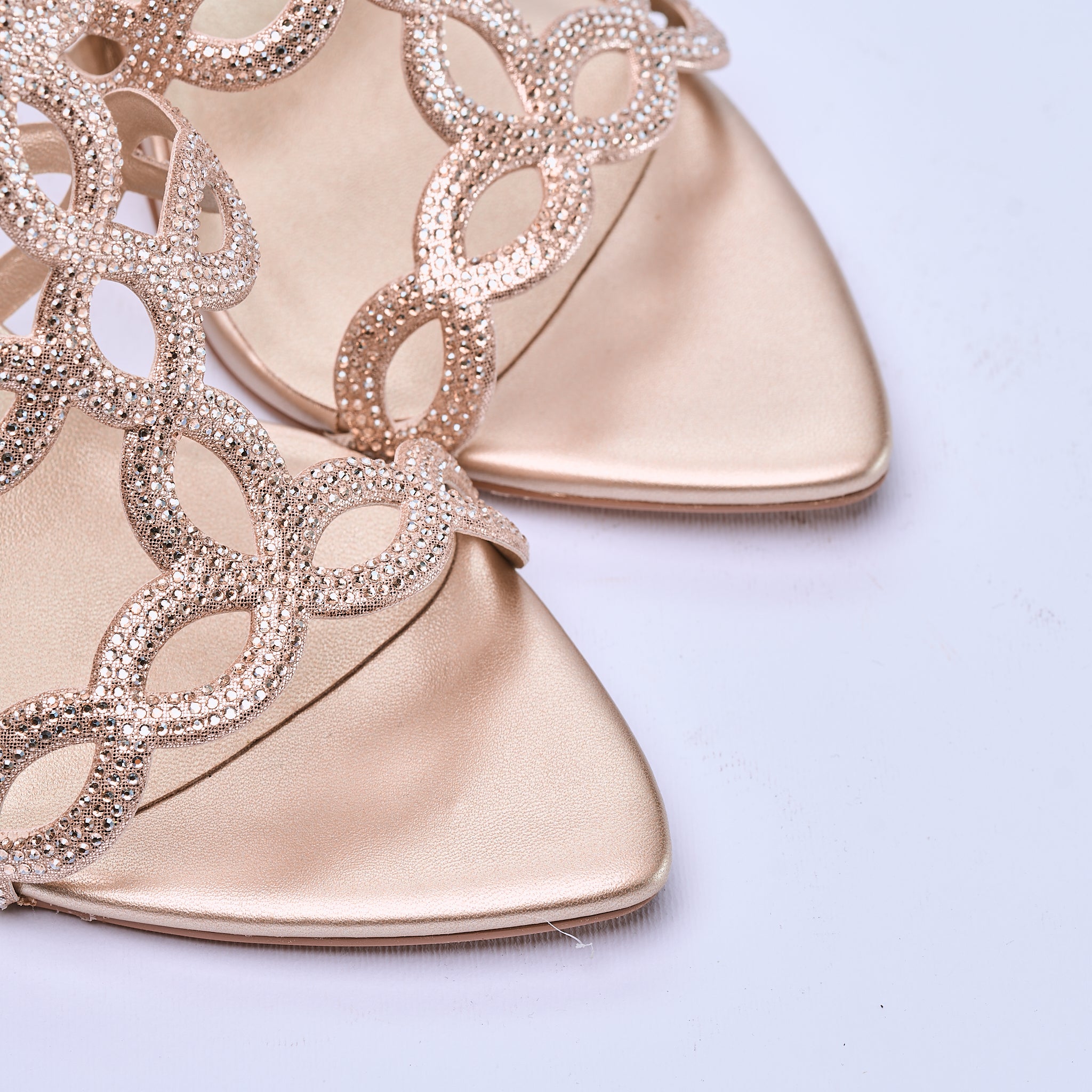 Élite Platinum jewel sandal | 7008