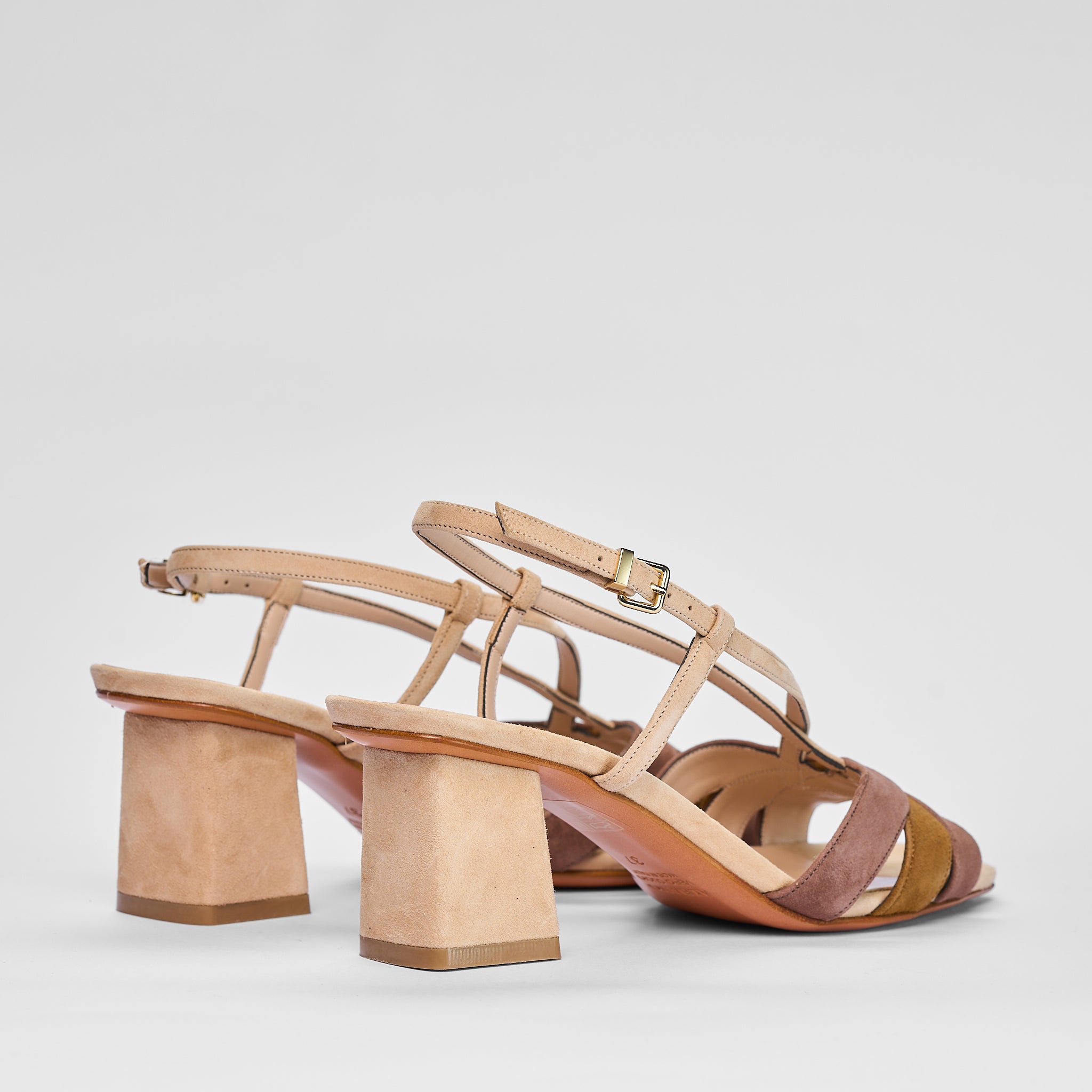 Sandalo Marbella in Velour Beige | 5539