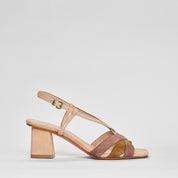 Sandalo Marbella in Velour Beige | 5539