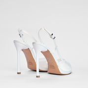 Sandalo Ravello in Raso Bianco | 5512