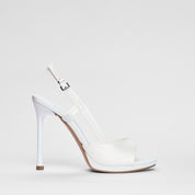 Sandalo Ravello in Raso Bianco | 5512