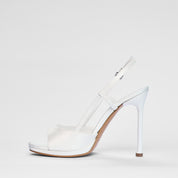 Sandalo Ravello in Raso Bianco | 5512