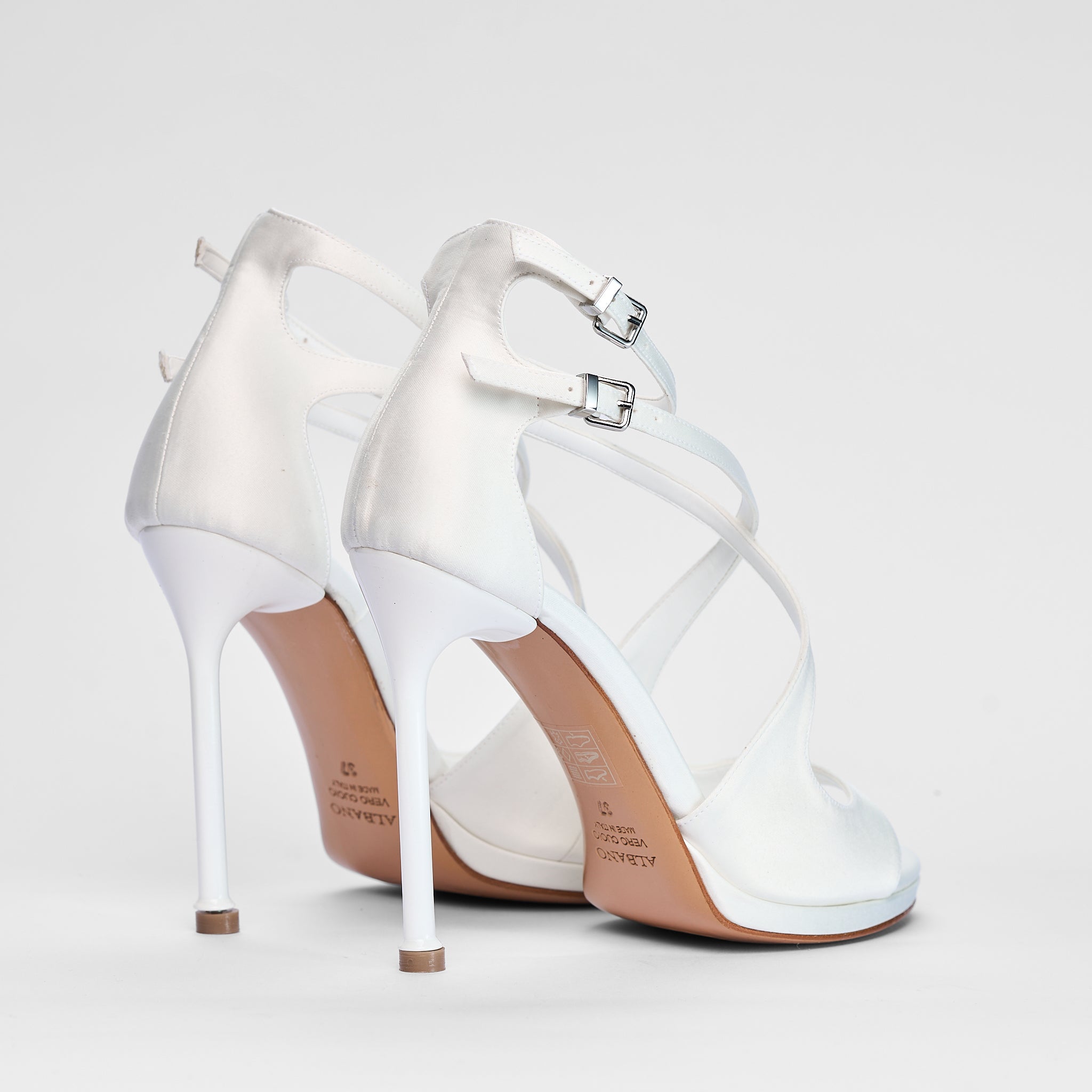 Sandalo Cannes Raso Bianco | 5592