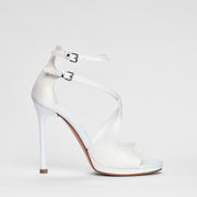 Sandalo Cannes Raso Bianco | 5592