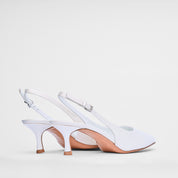 Slingback Amandine bianco | 5193