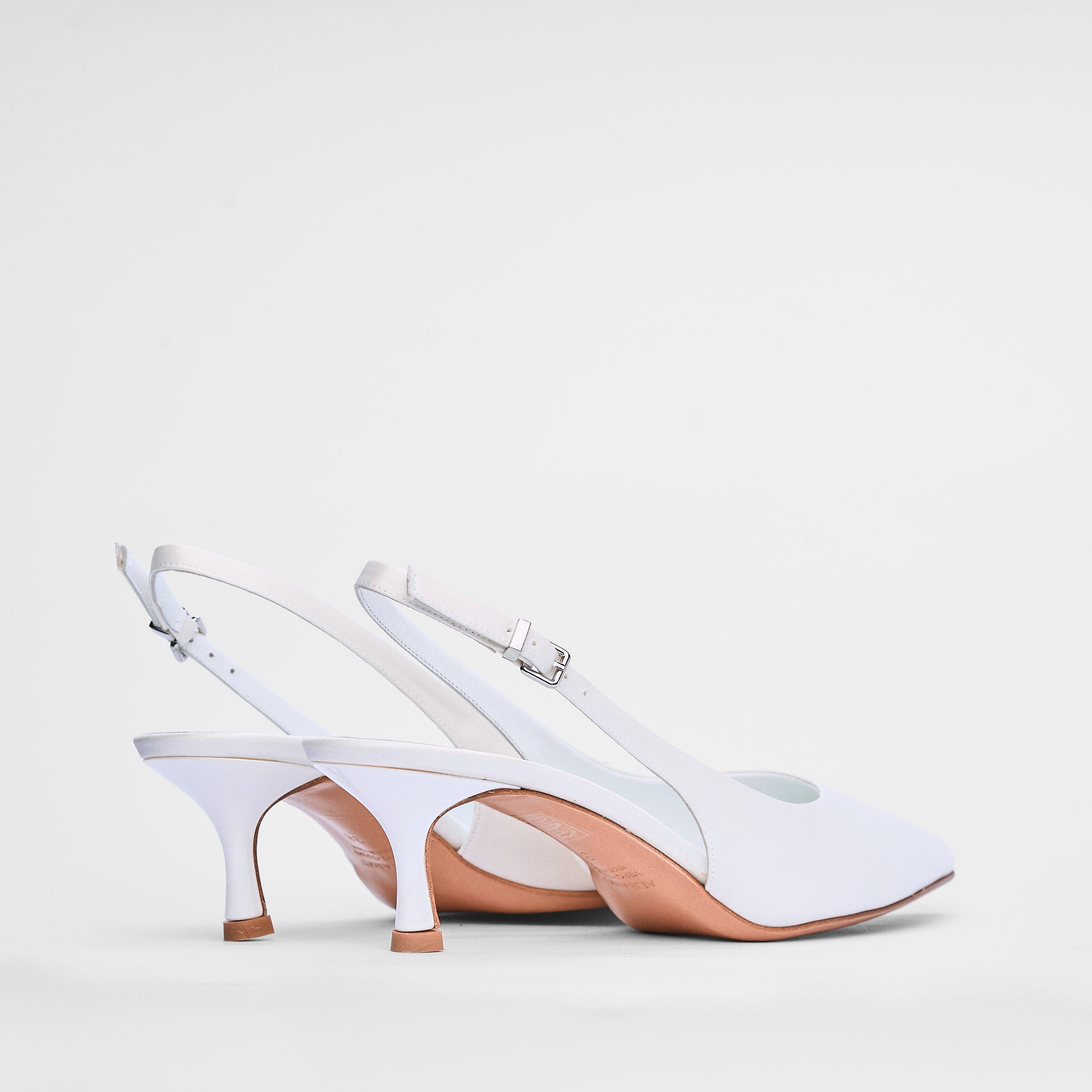 Slingback Amandine bianco | 5193