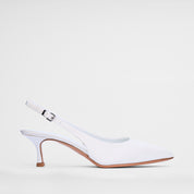 Slingback Amandine bianco | 5193