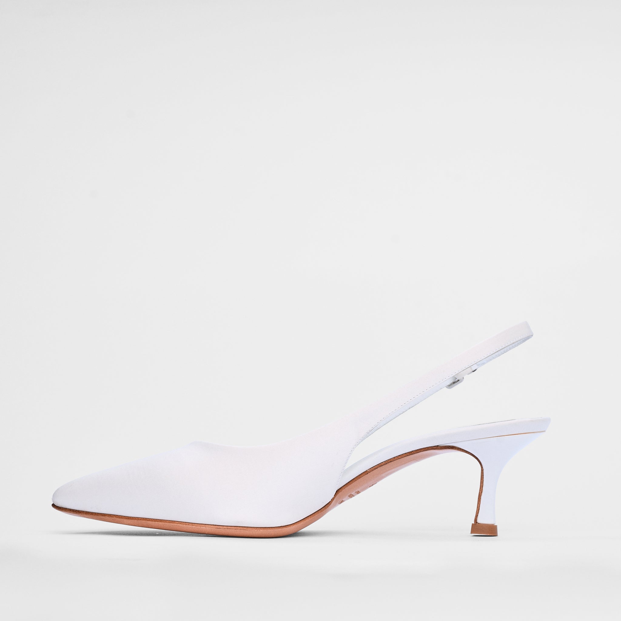Slingback Amandine bianco | 5193