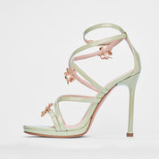 Sandalo Evelina verde | 56202