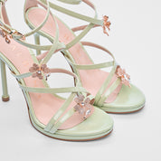 Sandalo Evelina verde | 56202