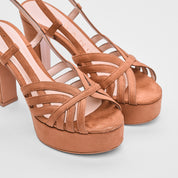 Sandalo Fiorelle cuoio | 5565