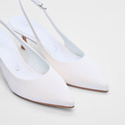 Slingback Amandine bianco | 5193