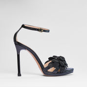 Sandalo Rosita snake nero | 5611