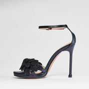 Sandalo Rosita snake nero | 5611