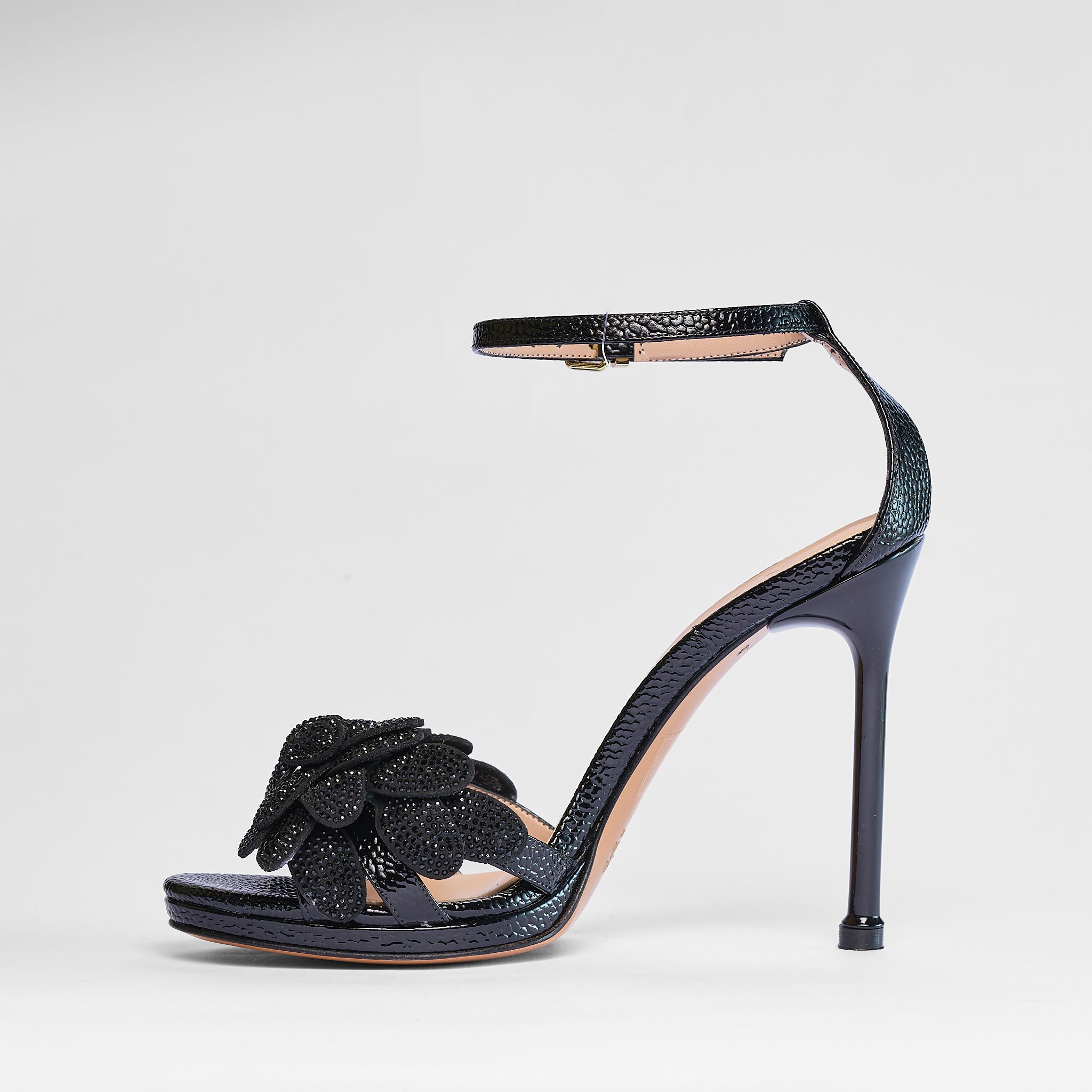 Sandalo Rosita snake nero | 5611