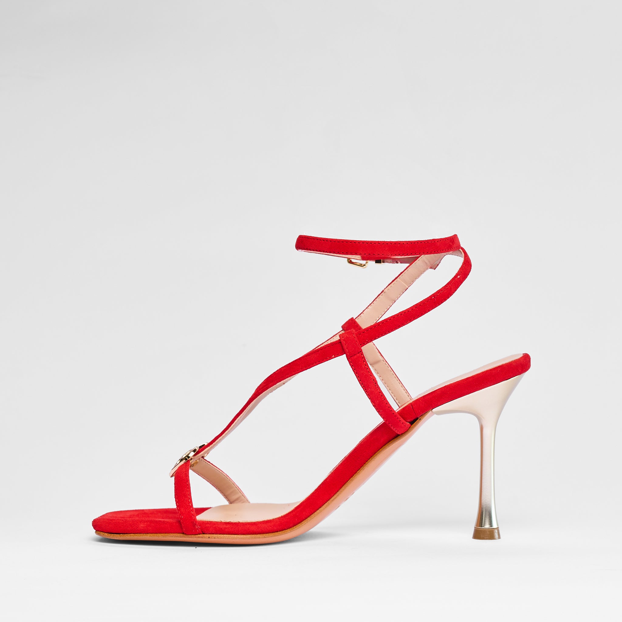 Sandalo Solène camoscio corallo | 5538