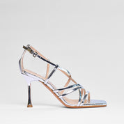 Sandalo Valentina specchio argento | 5527