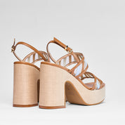 Sandalo Genevieve cuoio | 5536