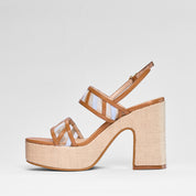 Sandalo Genevieve cuoio | 5536