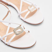 Sandalo Leonor bianco | 5577