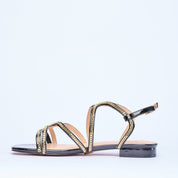 Sandal Velvet Black | 7076
