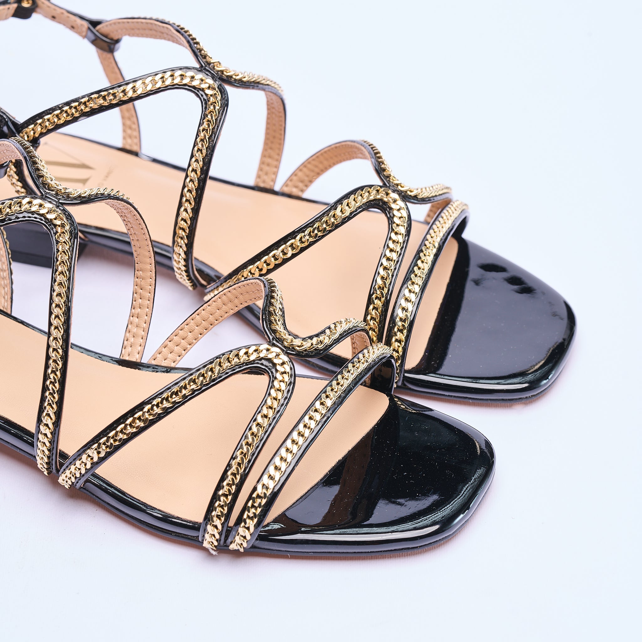 Sandal Velvet Black | 7076