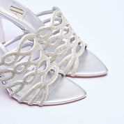 Sandal Crystal Silver | 7009