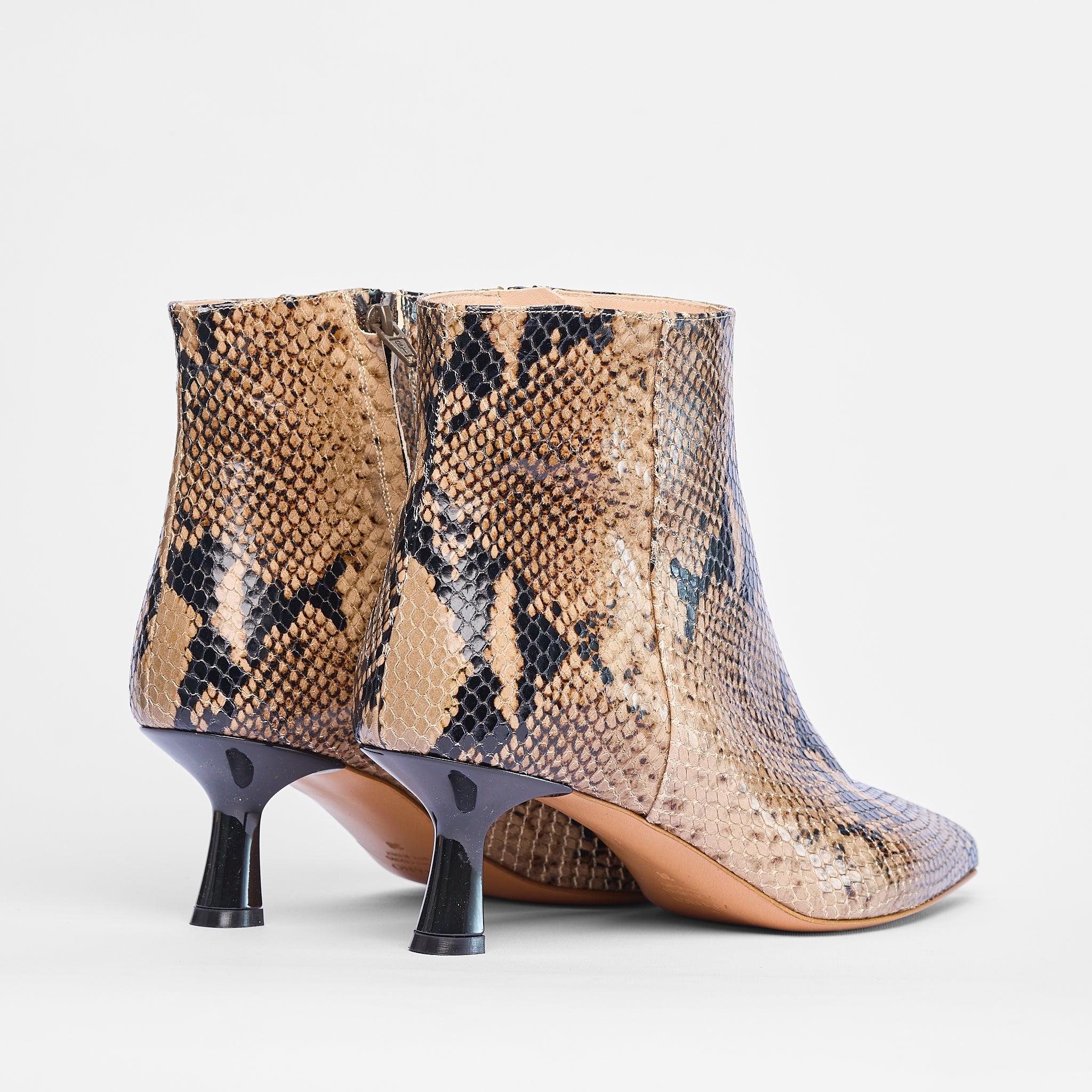 Tronchetto Anouk pitone taupe | 2986