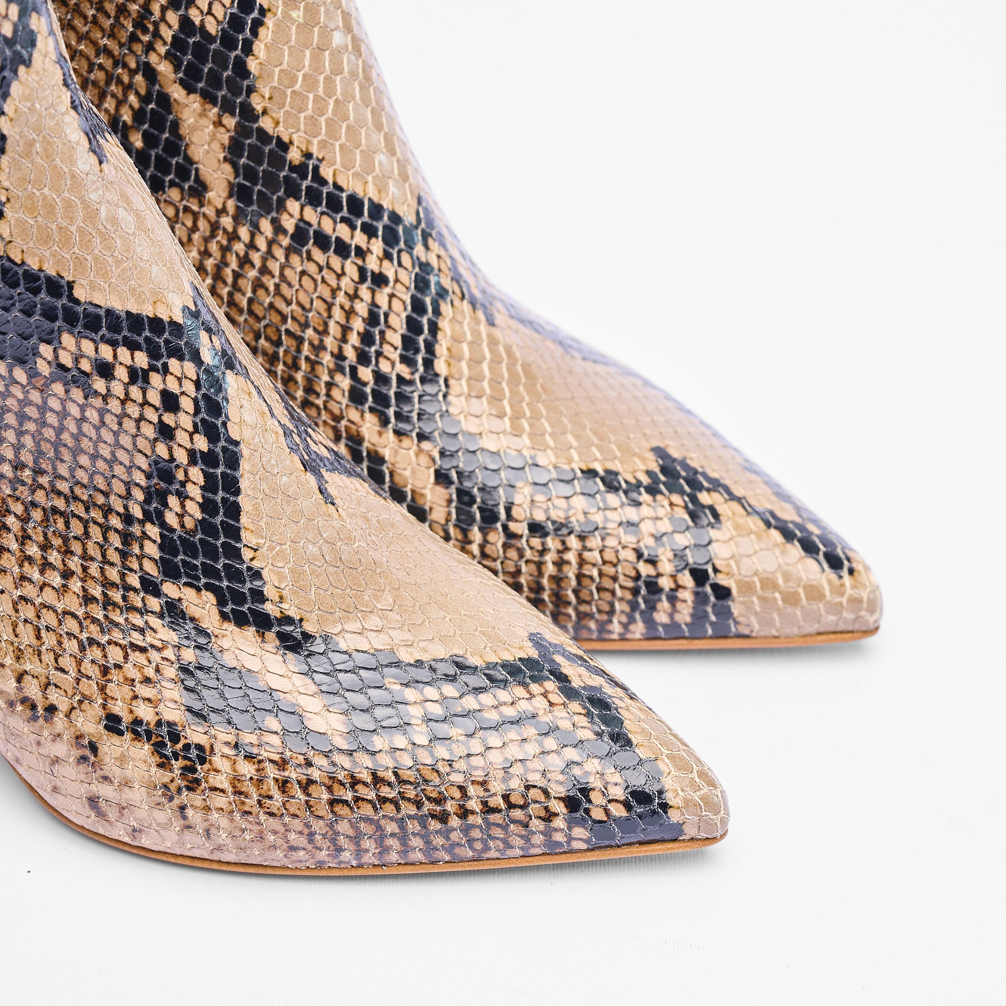 Tronchetto Anouk pitone taupe | 2986