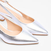 Alizée silver slingback | 5193